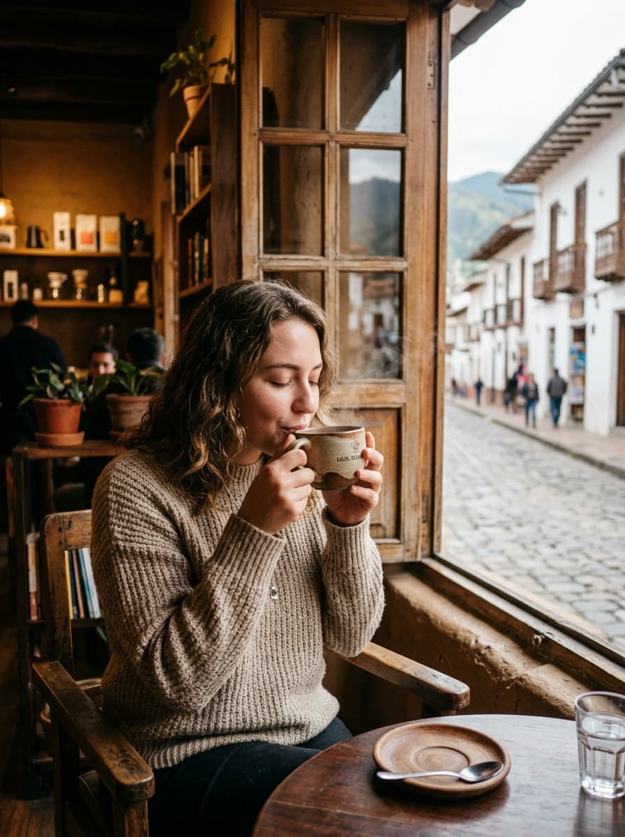 Desayunos tradicionales y café en Loja