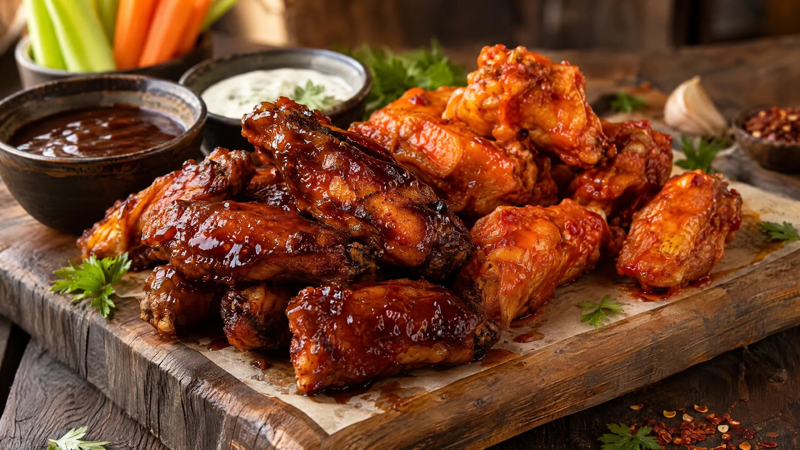 Alitas BBQ y Picantes